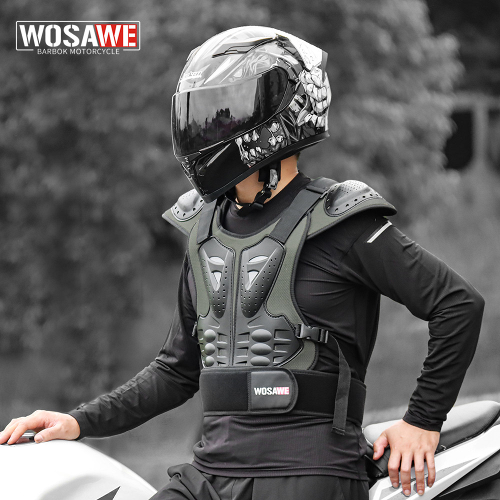 Mountain Biking Body Armour - Vestes de moto WOSAWE pour hommes,