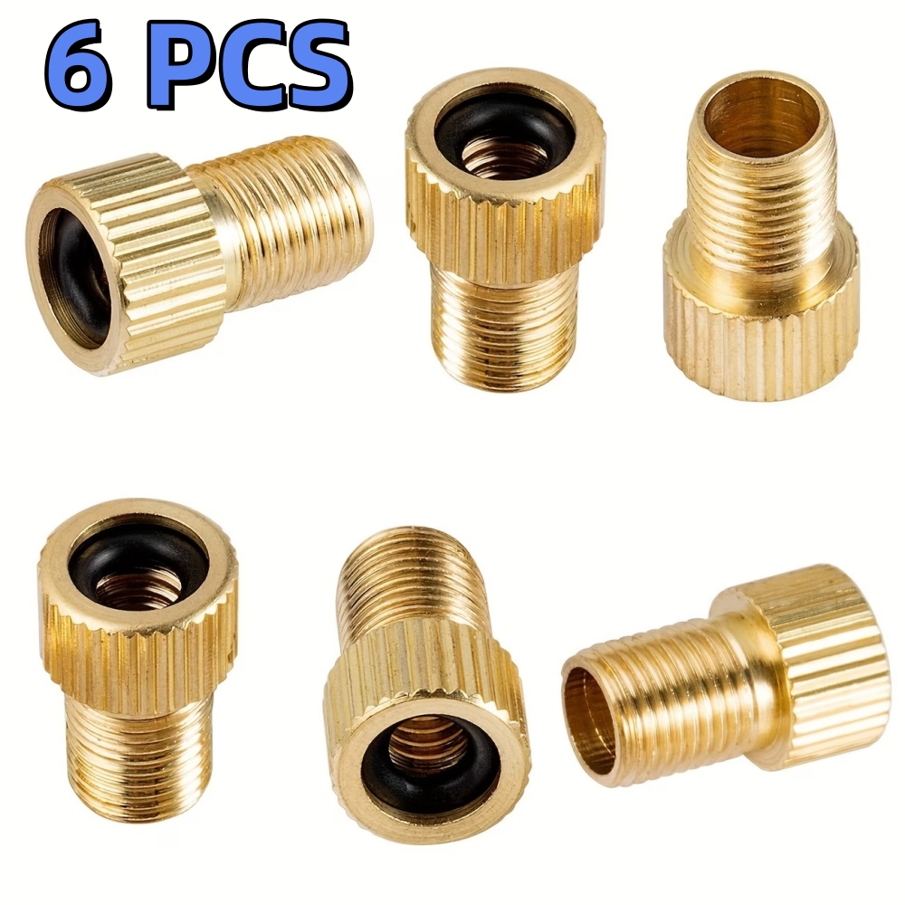 Mountain Biking In French - 6 adaptateurs de valve pour pneus