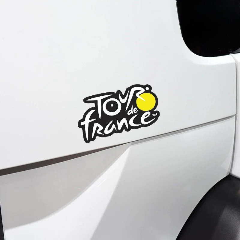 Mountain Biking France - Autocollant en vinyle avec logo du