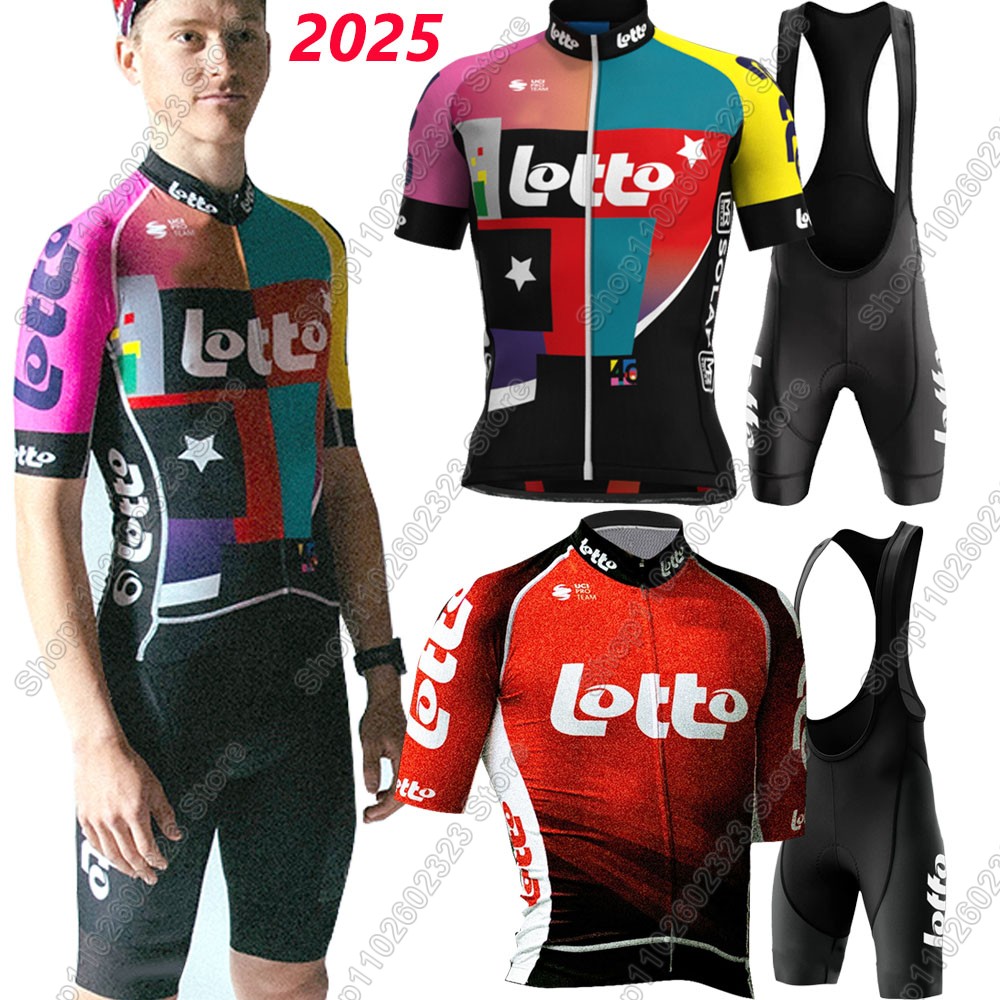 Mountain Biking Pants For Men - Lotto team 2025 maillot de cyclisme