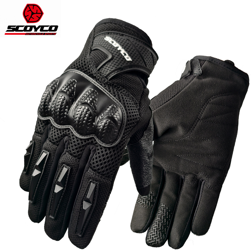 Mountain Biking Gloves - Scoyco-Gants d'équitation de moto, protection des