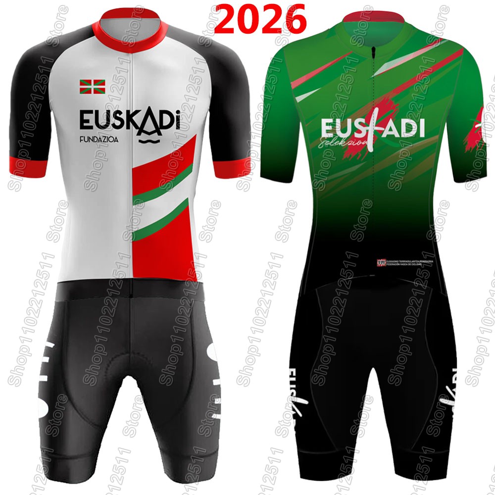 Mountain Biking Pants For Men - Ensemble Maillot et Cuissard Cycliste Euskadi