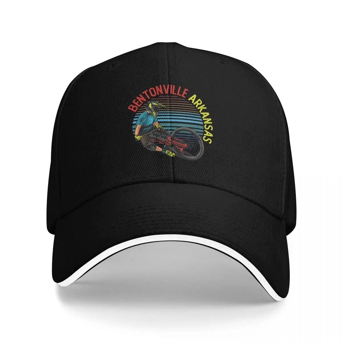 Mountain Biking Bentonville - Casquette de Baseball Vintage rétro Bentonville