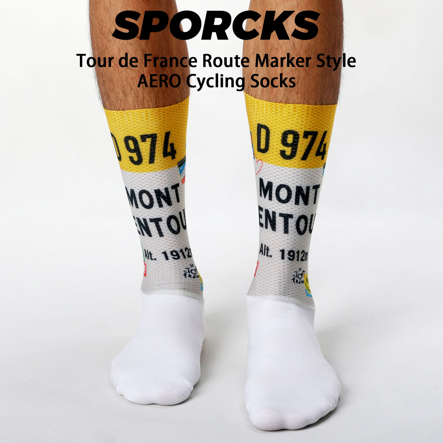 Mountain Biking France - [Pack de 1 paire/2 paires/3 paires]