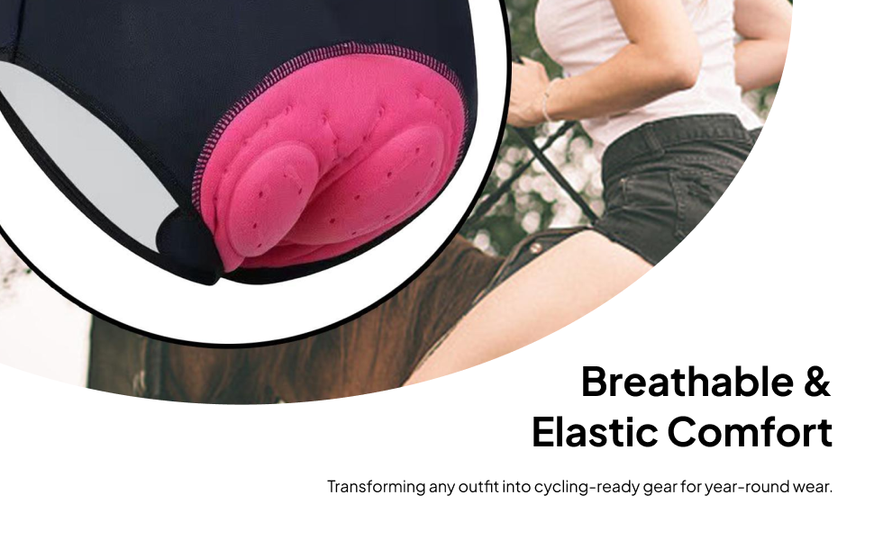 Mountain Biking Shorts Women - Sous-vêtements de cyclisme pour femmes, rembourrés,