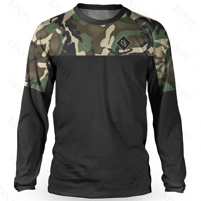 Mountain Biking Long Sleeve Shirt - Maillot ample pour hommes, combinaison de