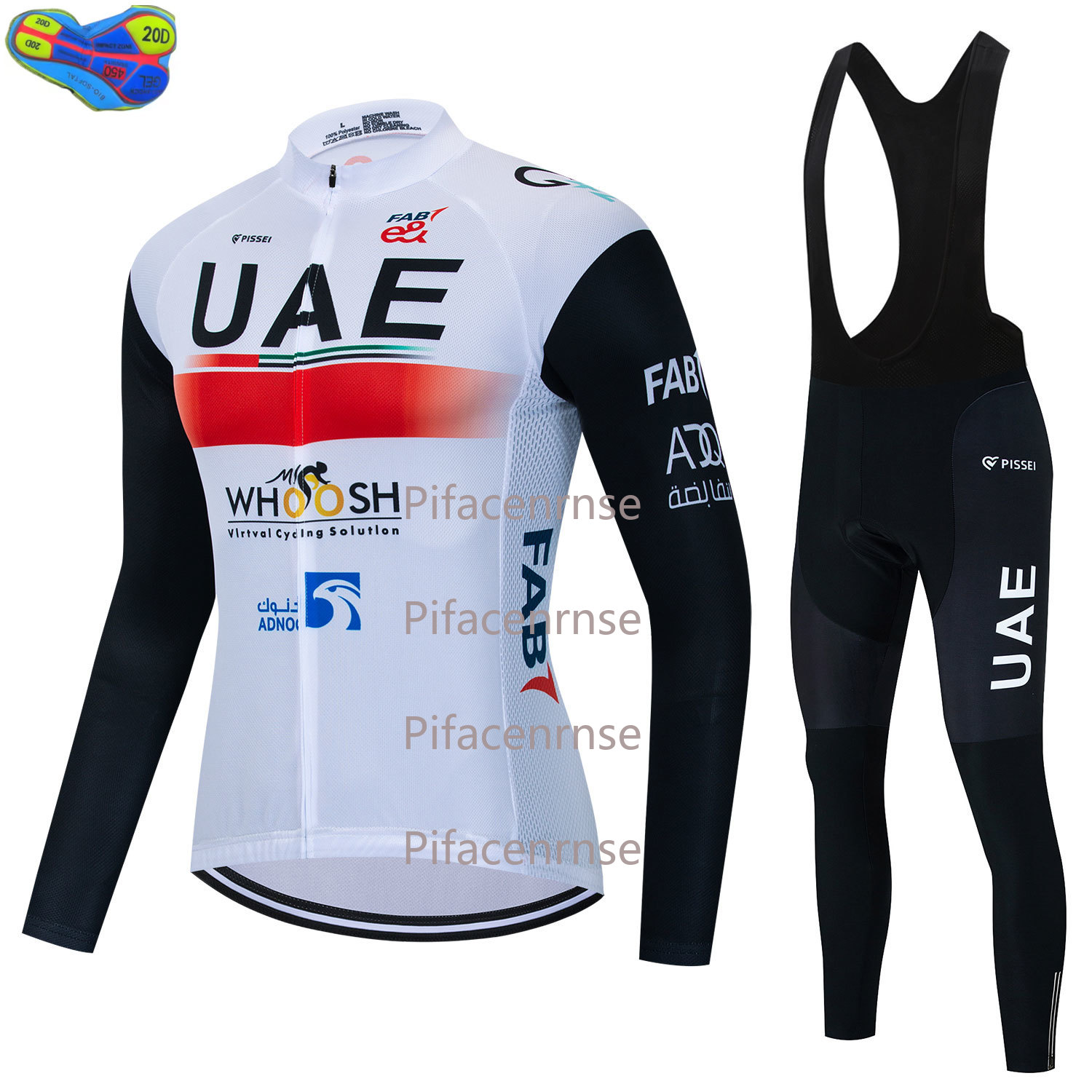 Mountain Biking Uae - Ensemble de maillot de cyclisme respirant