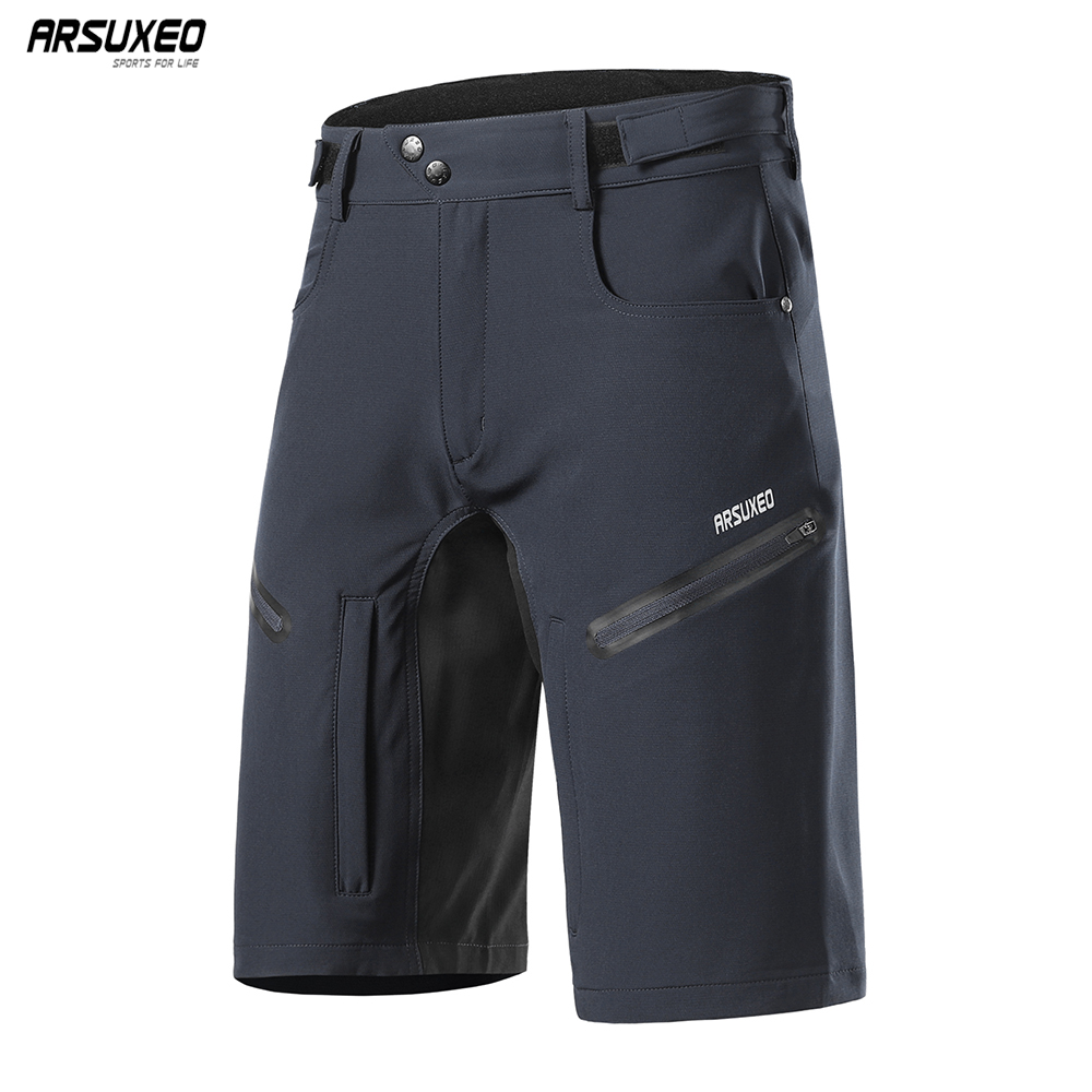 Mountain Biking Body Armour - ARSUXEO Short de cyclisme pour homme,
