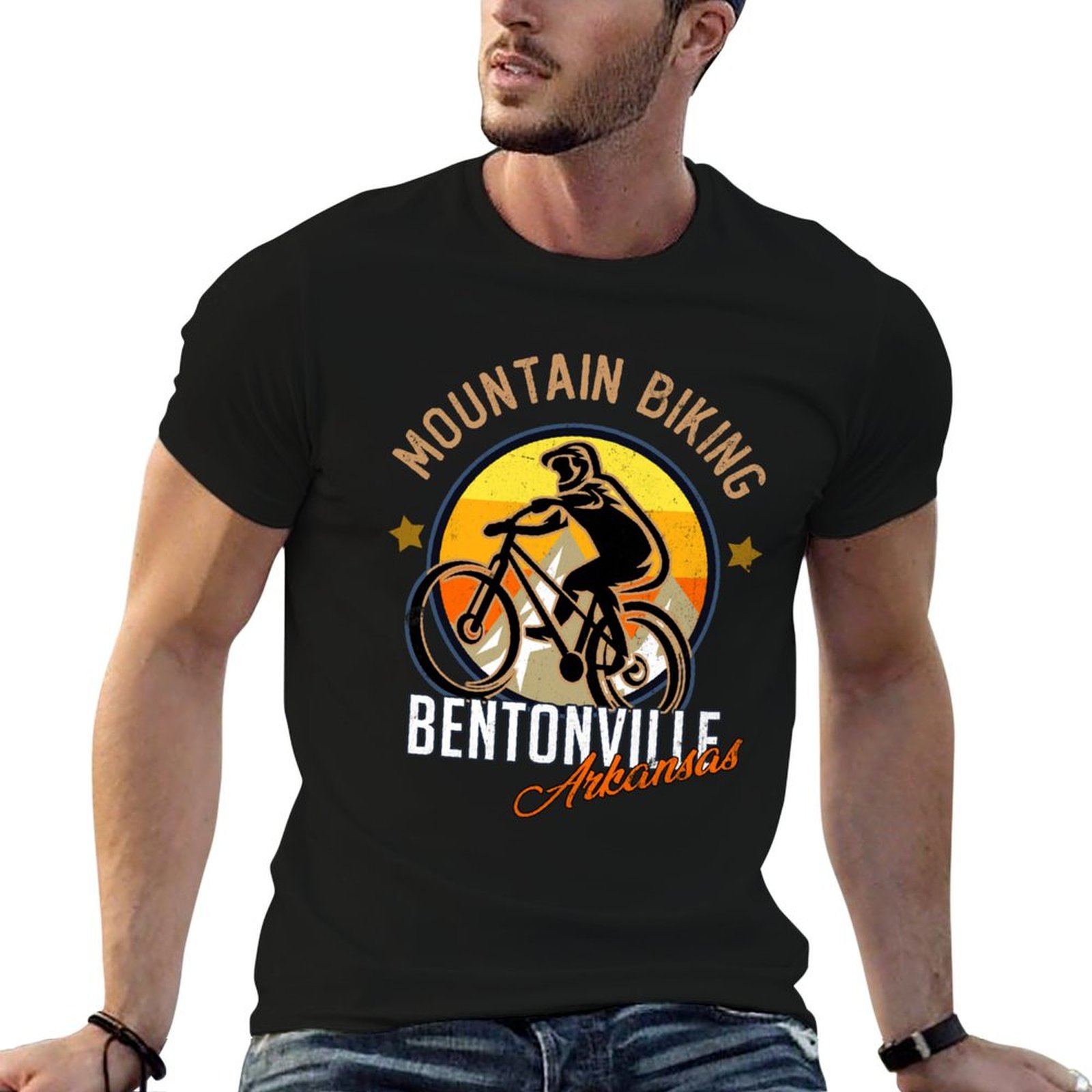 T-Shirt de cyclisme en montagn - Mountain Biking Bentonville avis et prix