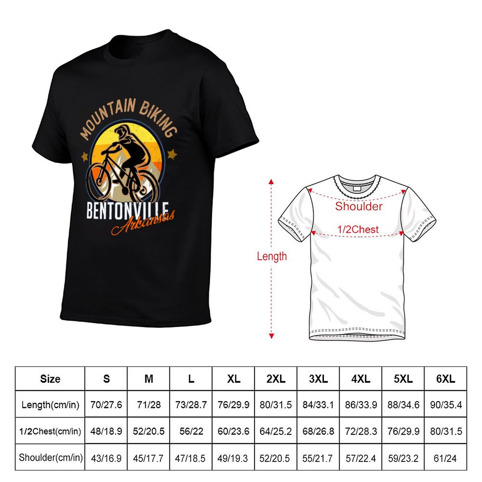 T-Shirt de cyclisme en montagn - Mountain Biking Bentonville avis et prix