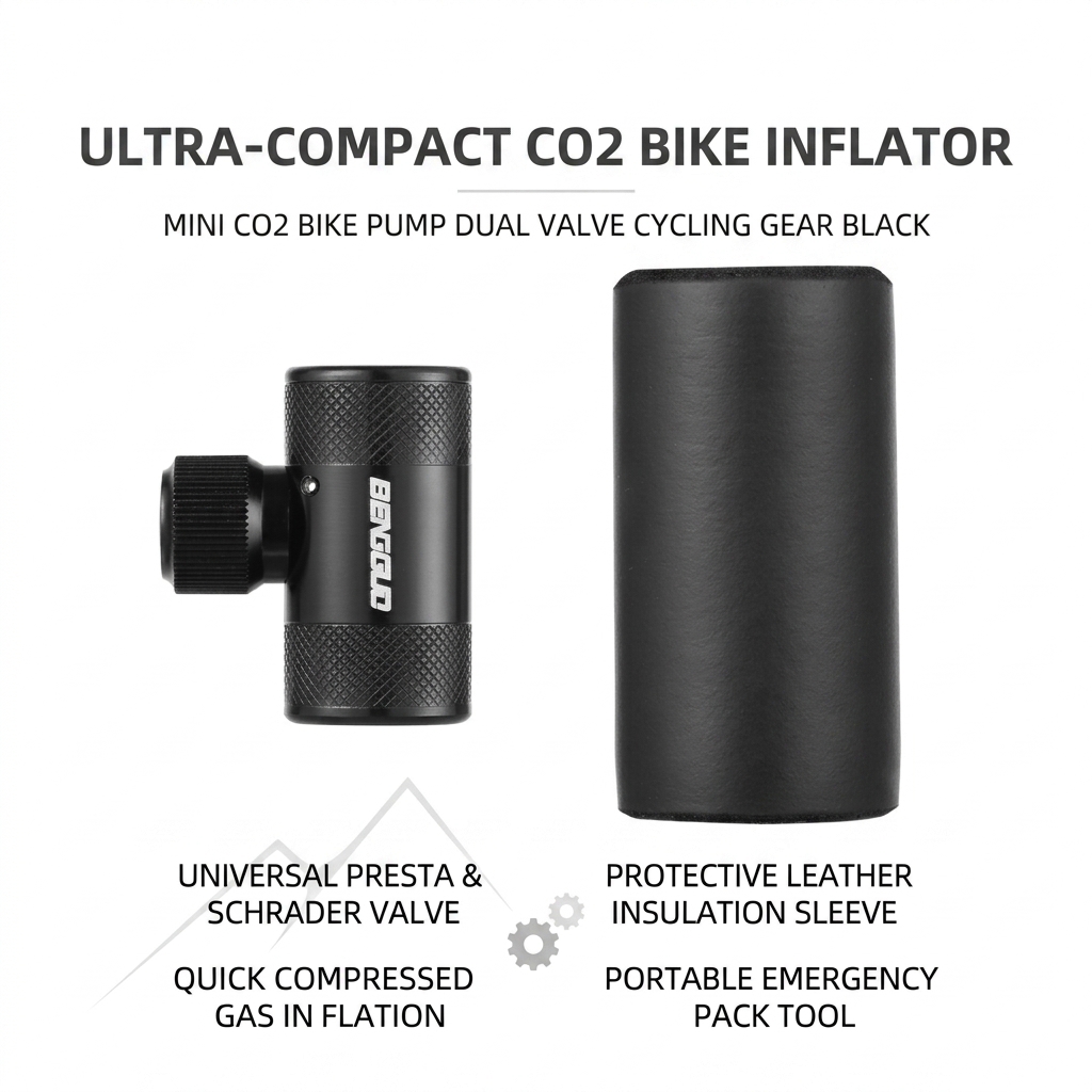 Mini pompe à vélo CO-2 pour vé - Mountain Biking In French avis et prix