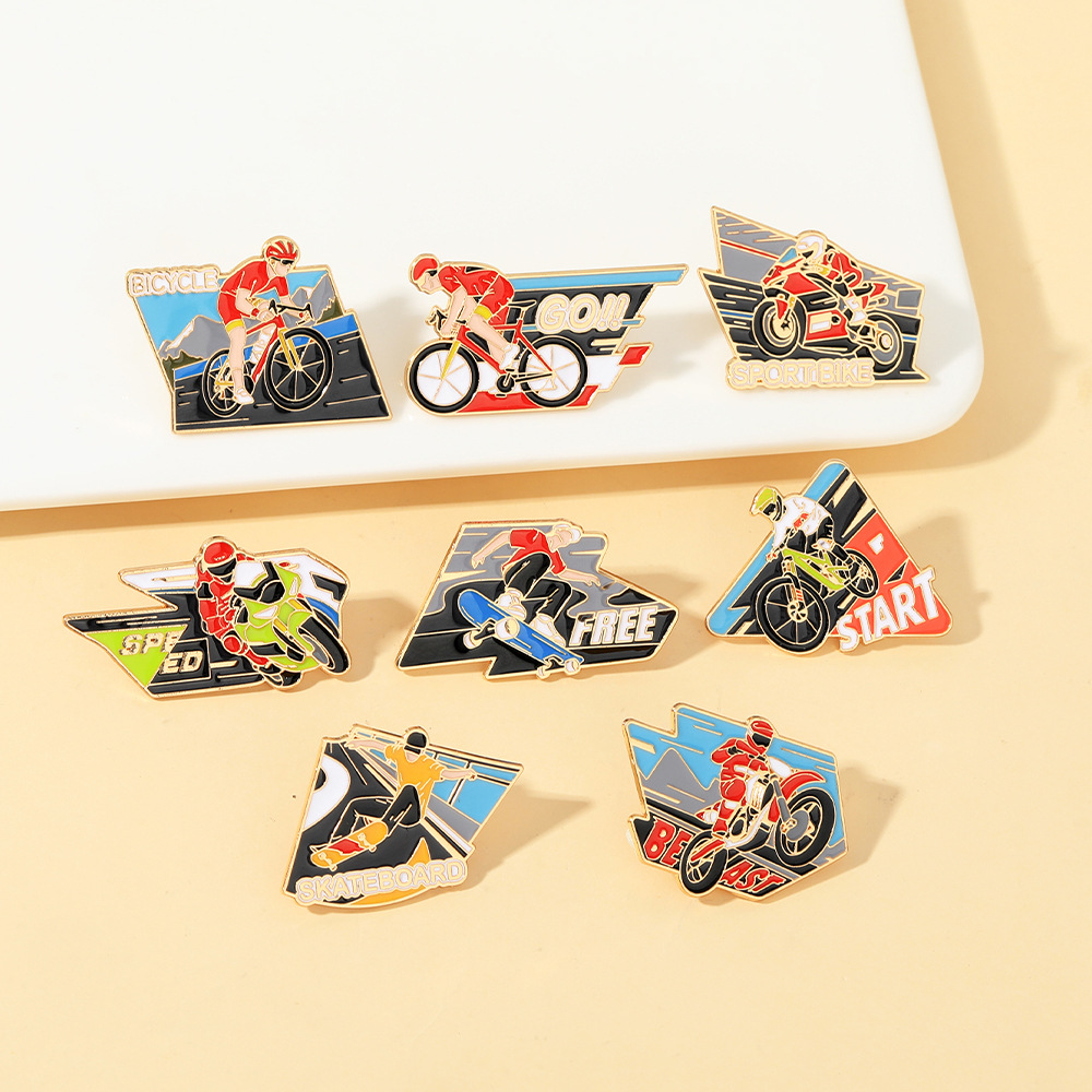 Broche de cycliste de compétit - Mountain Biking Competition avis et prix