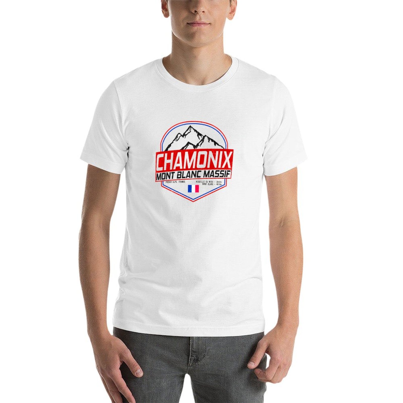 T-shirt rétro Ski Chamonix Mon - Mountain Biking France avis et prix