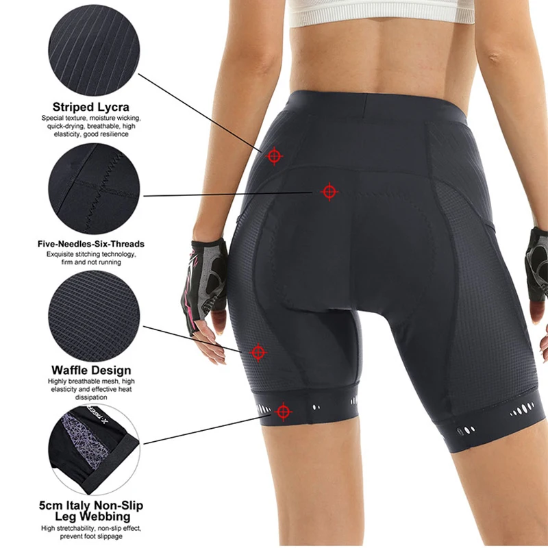 X-TIGER Femmes Cyclisme Shorts - Mountain Biking Shorts Women avis et prix