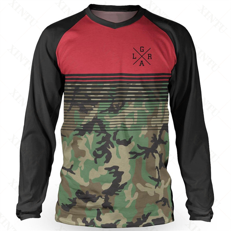 Maillot ample pour hommes, com - Mountain Biking Long Sleeve Shirt avis et prix