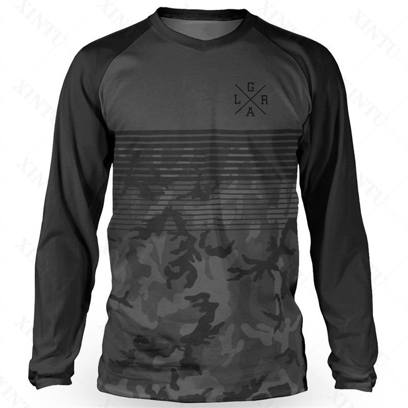 Maillot ample pour hommes, com - Mountain Biking Long Sleeve Shirt avis et prix