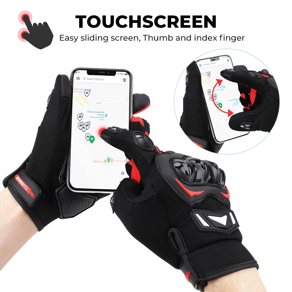 KEMITOUR été Moto gants CE écr - Mountain Biking Gloves avis et prix